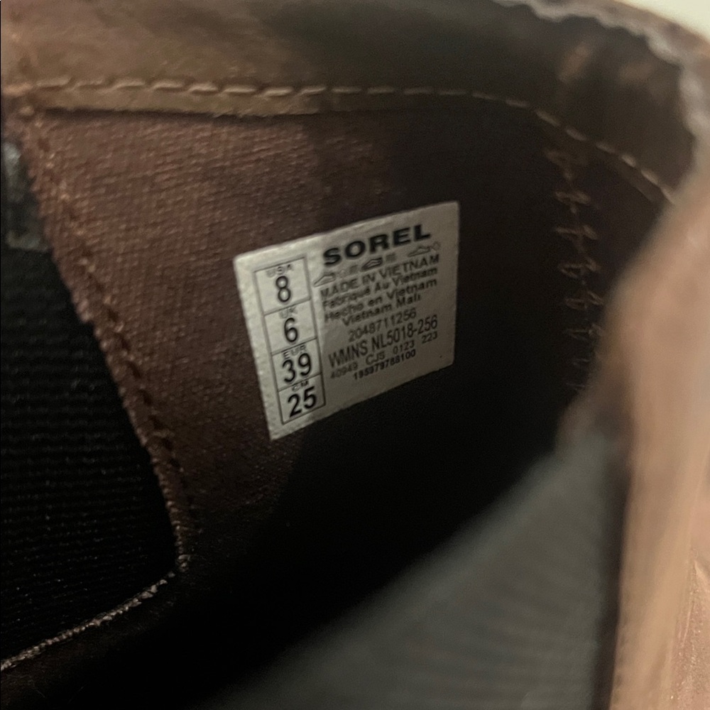 Sorel Women’s Brown Leather Chelsea Boots - Picture 7 of 7